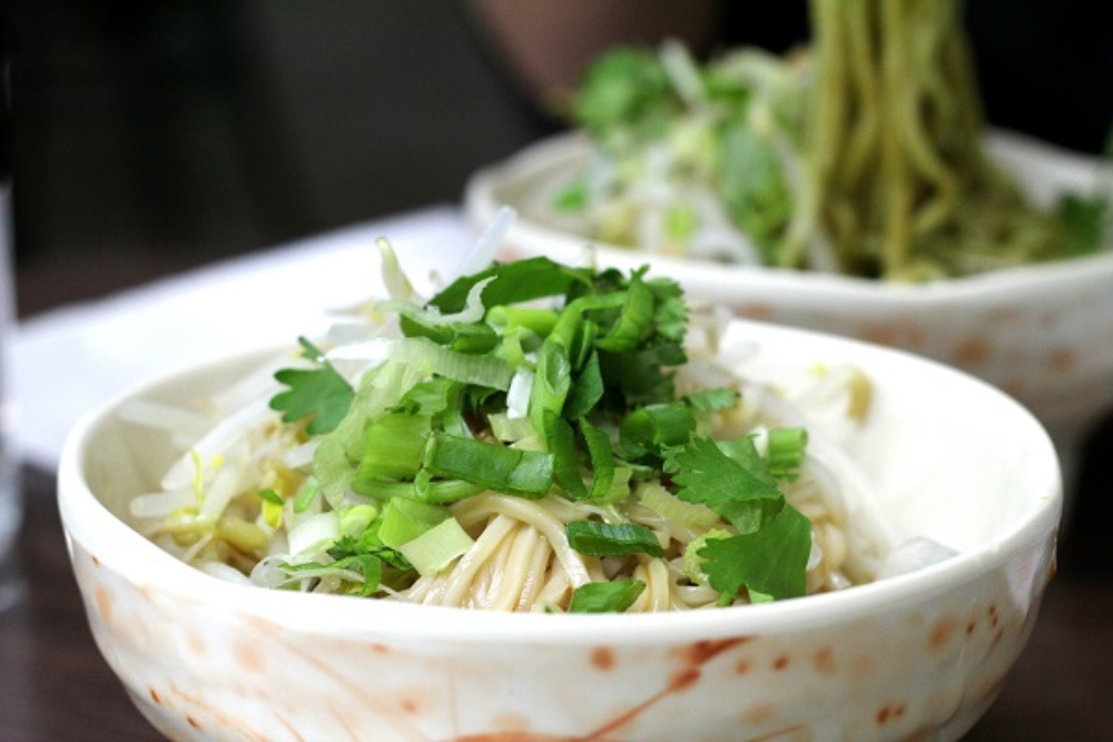 Garlic Scape and Lemon Pasta