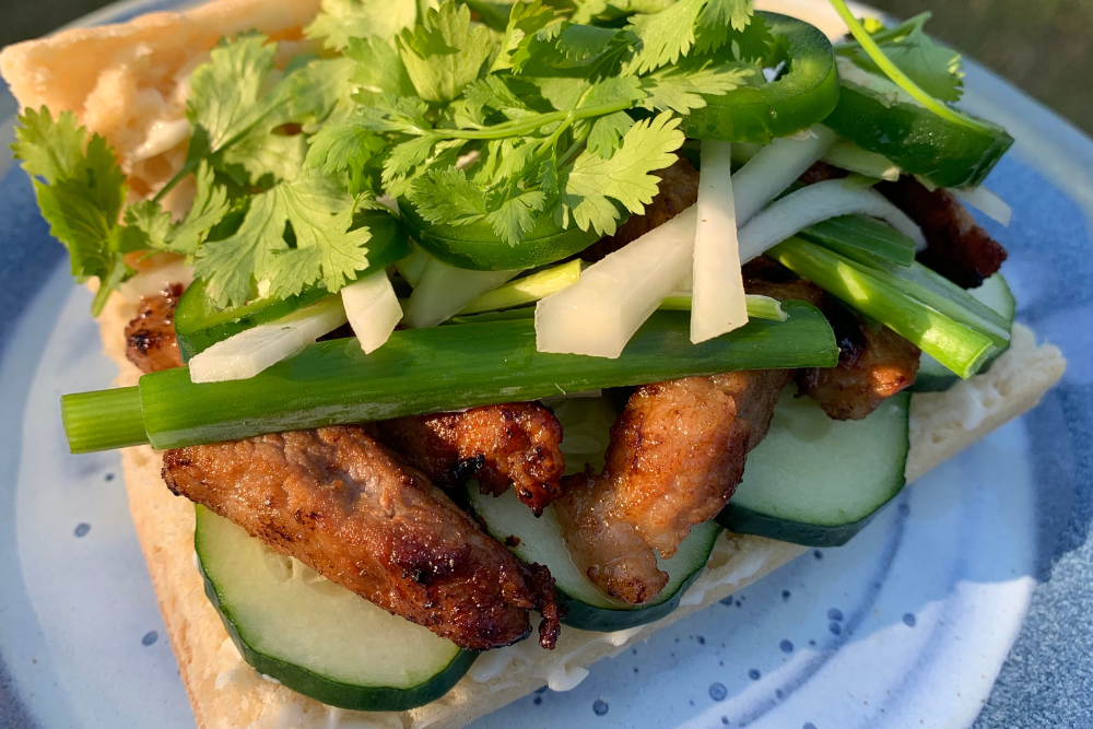 Pork Chop Banh Mi Sandwiches