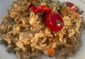Wild Rice Pilaf with Fresh Cranberries